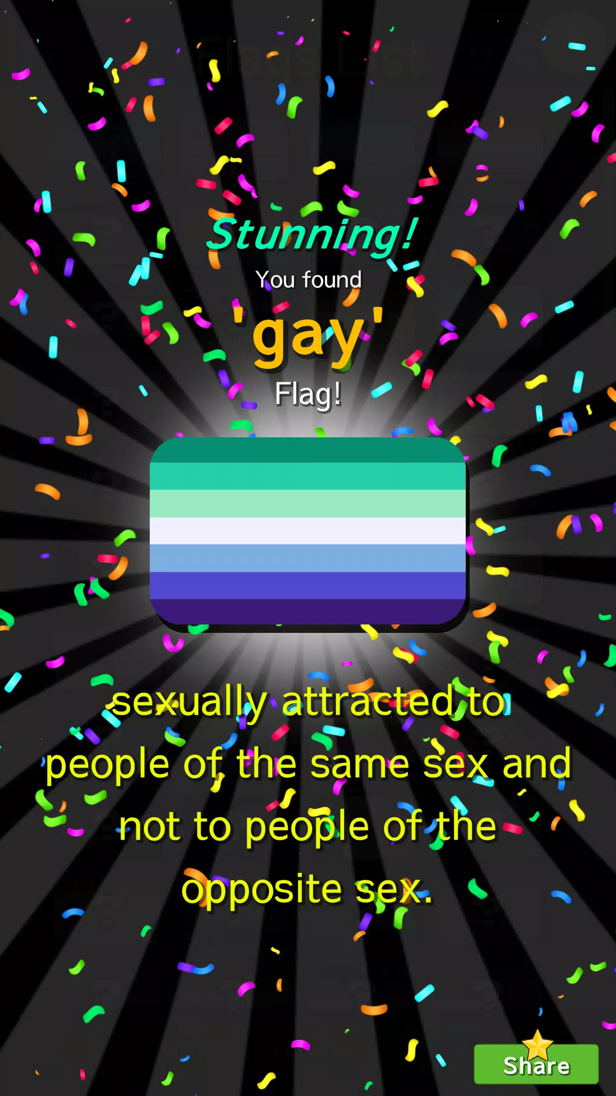 Schermata LGBTQ Flags Merge 1