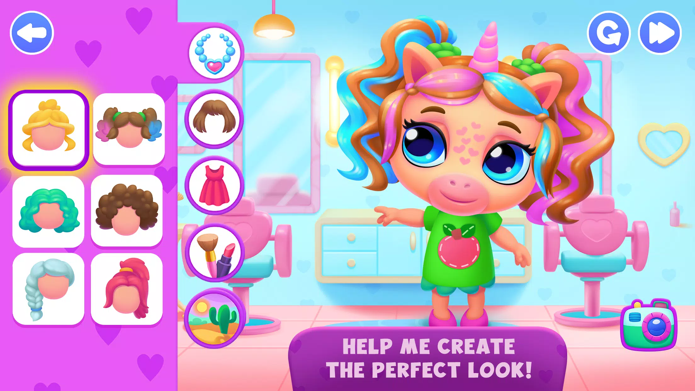 Schermata Unicorn Dress up games kids 0