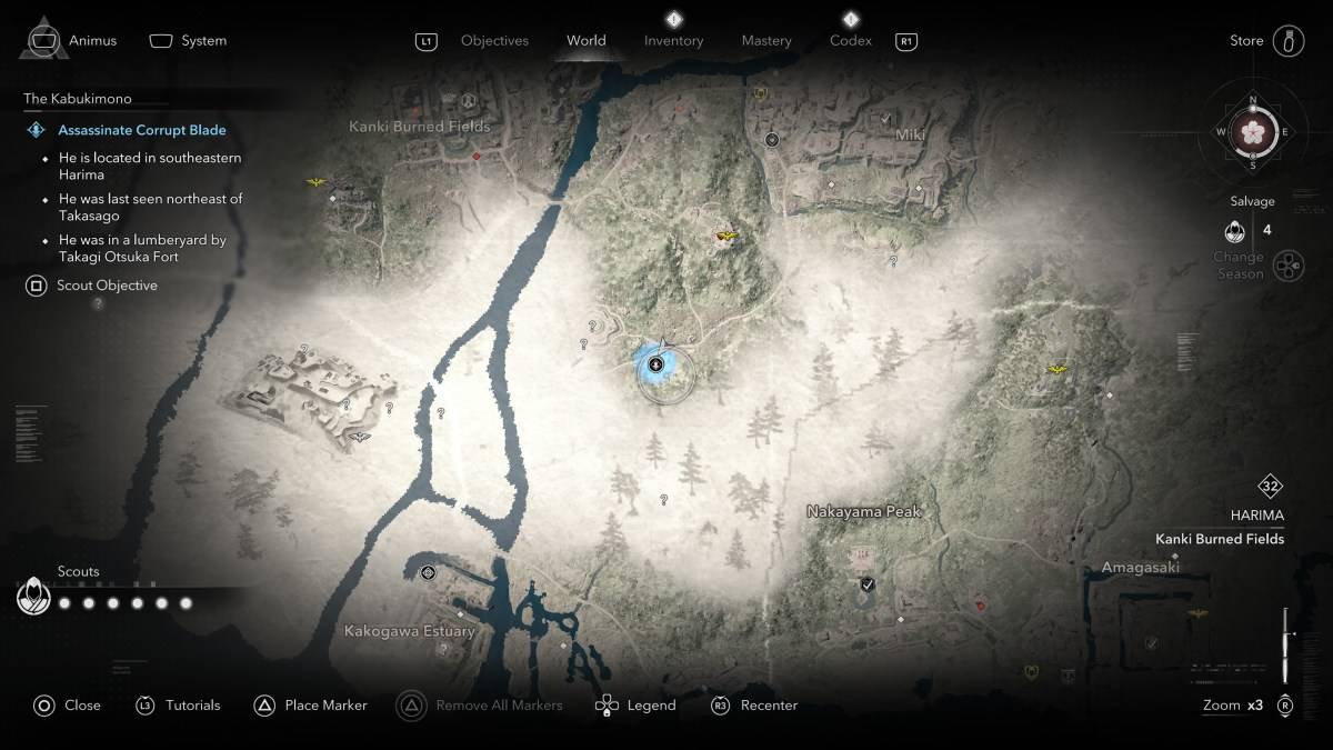 Comment et où trouver tous les membres de Kabukimono dans les ombres de croyance d'Assassin