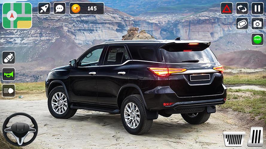 Fortuner Car Simulator Game 3D 스크린샷 2