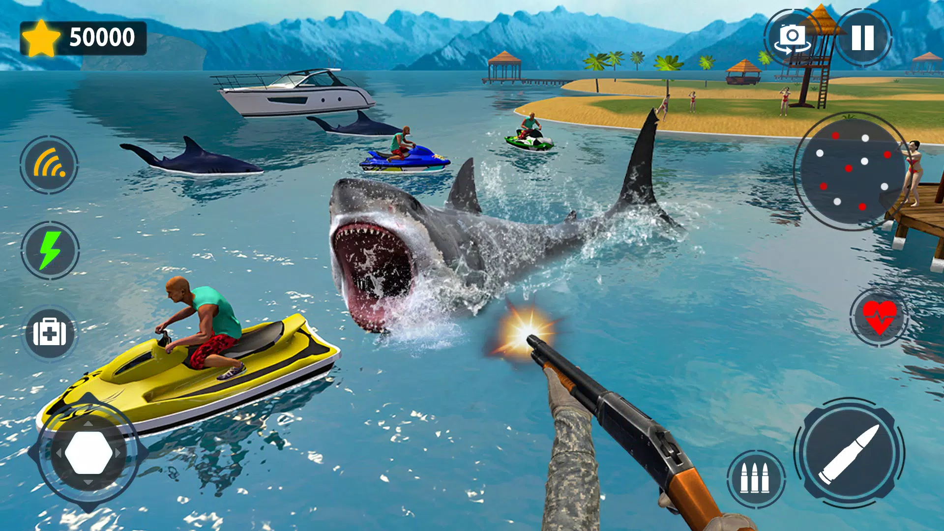Shark Games & Fish Hunting應用截圖第2張