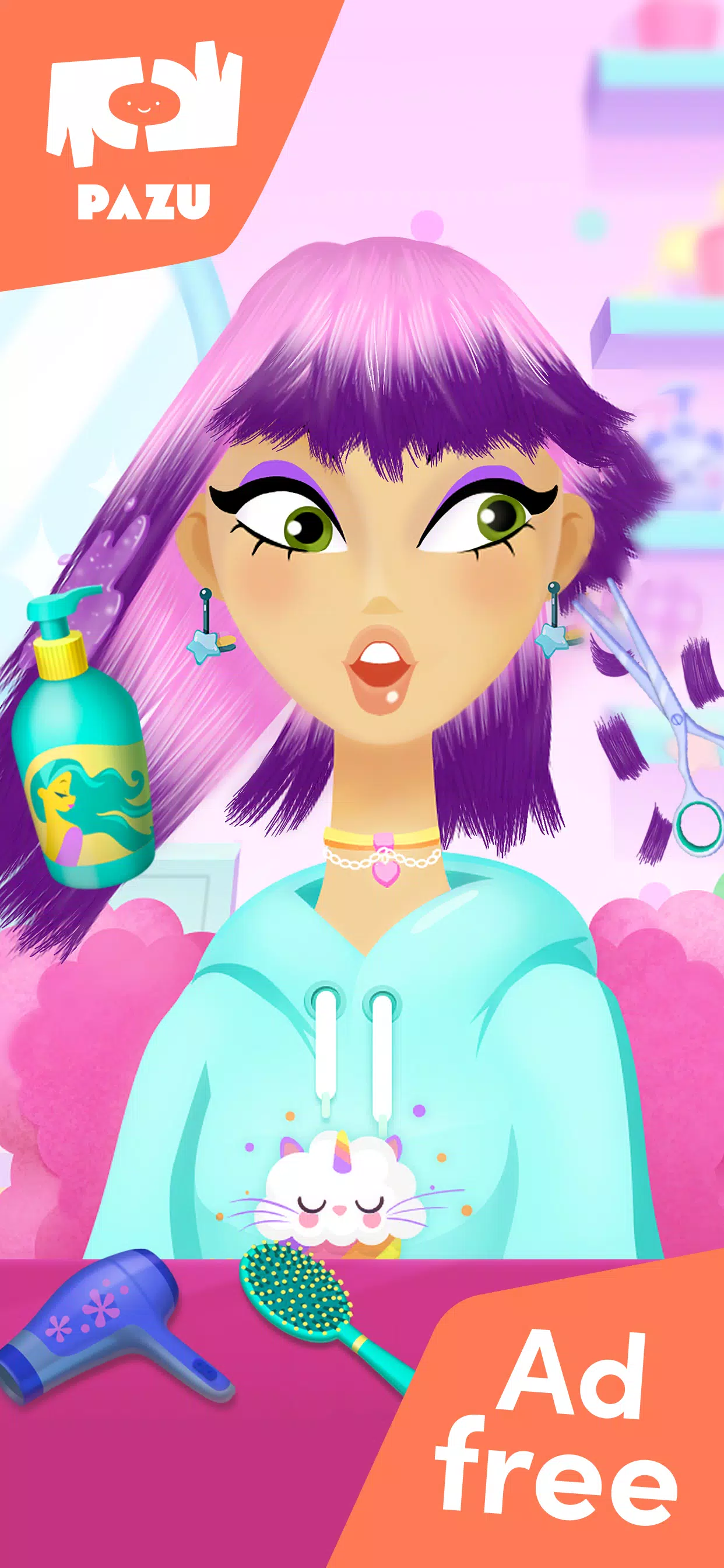 Friseursalon für Mädchen Screenshot 1