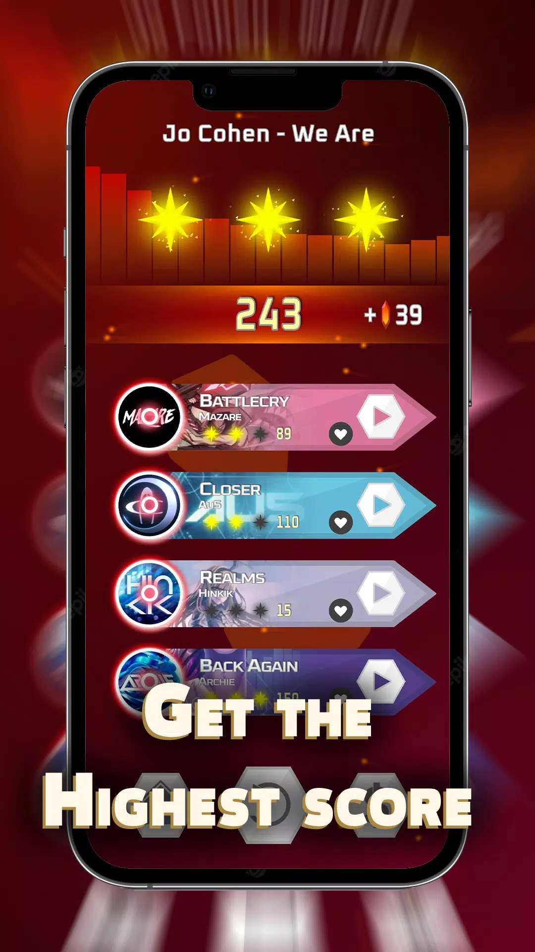 Dash'n'Beat - EDM Rhythm game應用截圖第3張