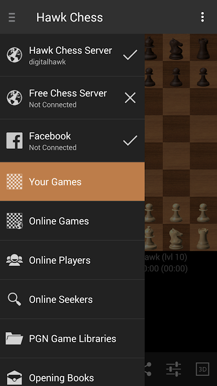 Hawk Chess Free Tangkapan skrin 1