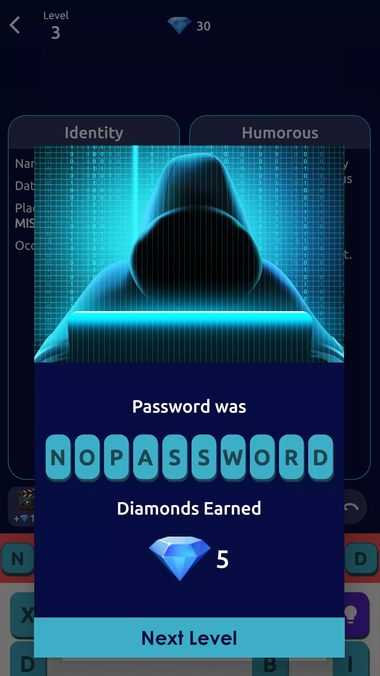 Cyber Hacker Bot Hacking Game Schermafbeelding 2