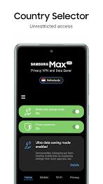 Schermata Samsung Max VPN & Data Saver 2