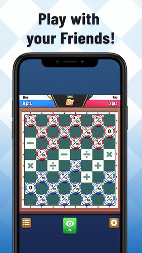 Damath: Math Checkers スクリーンショット 1