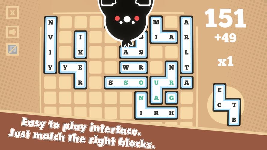 Word Block Puzzle Tangkapan skrin 1