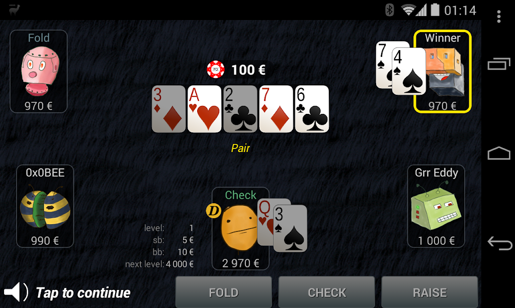 Bots Don't Bluff Offline Poker應用截圖第3張
