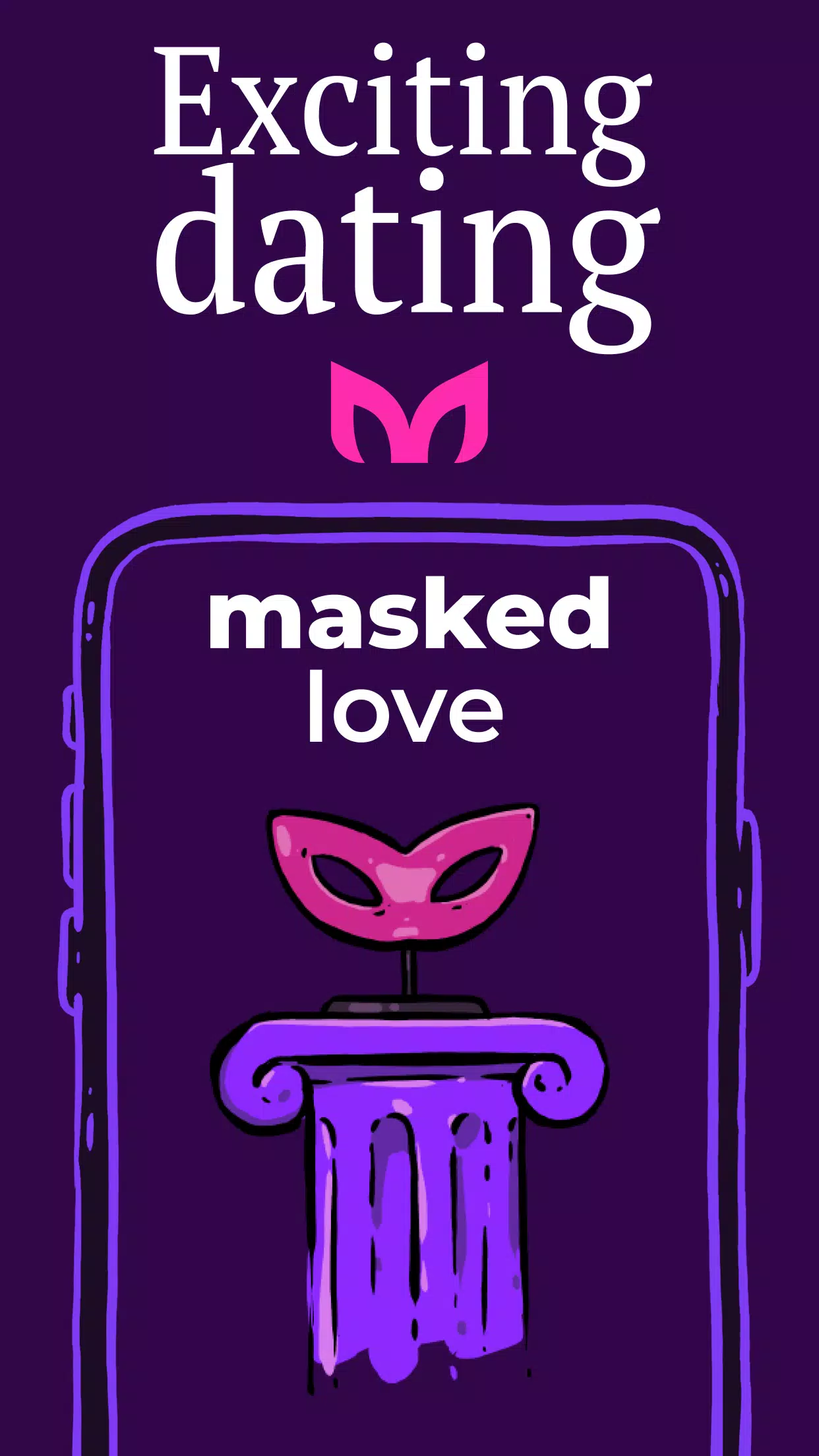 Masked Love - Anonymous dating スクリーンショット 0