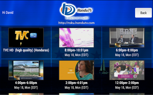 HonduTV for Android TV Screenshot 1