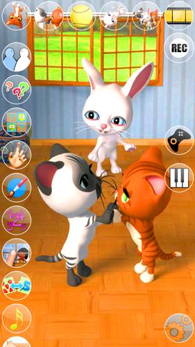 Talking 3 Friends Cats & Bunny應用截圖第0張