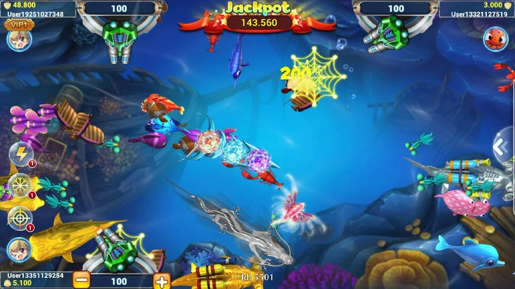 Thánh bắn cá ăn xu slots - bắn cá siêu thị স্ক্রিনশট 3