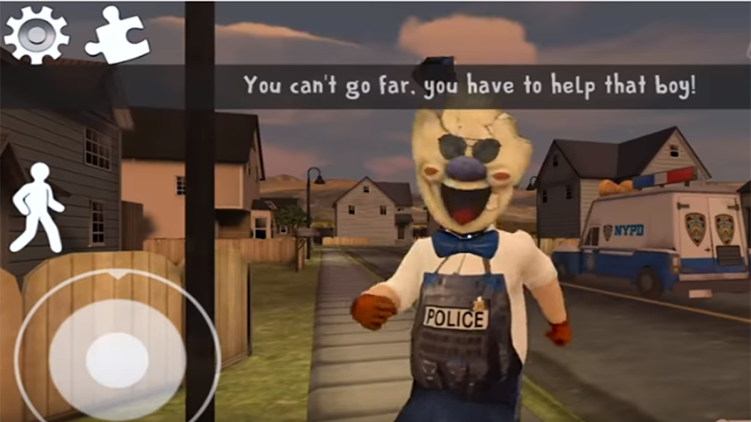 Schermata police  granny scream Mod 0