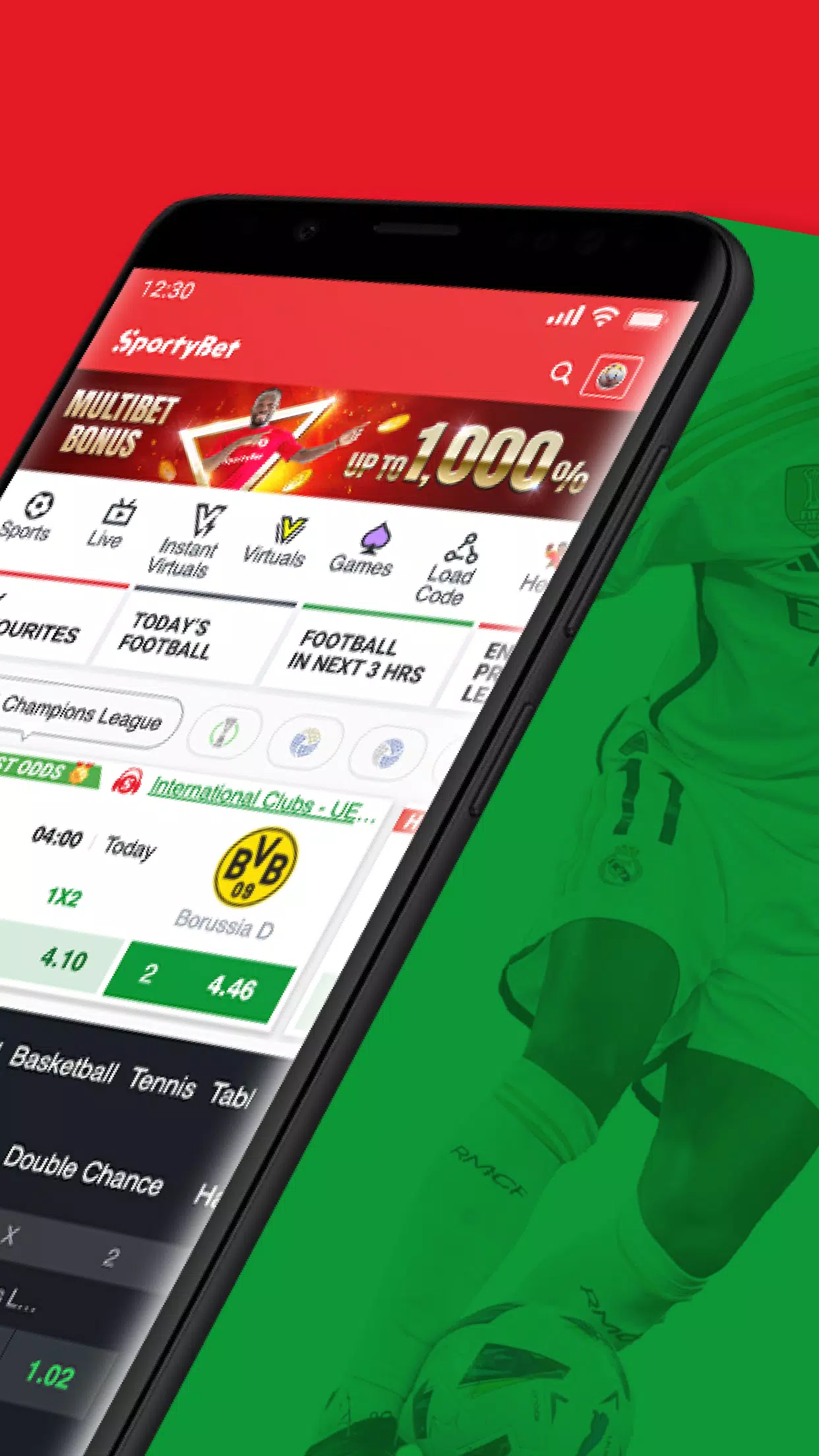 SportyBet Capture d'écran 1