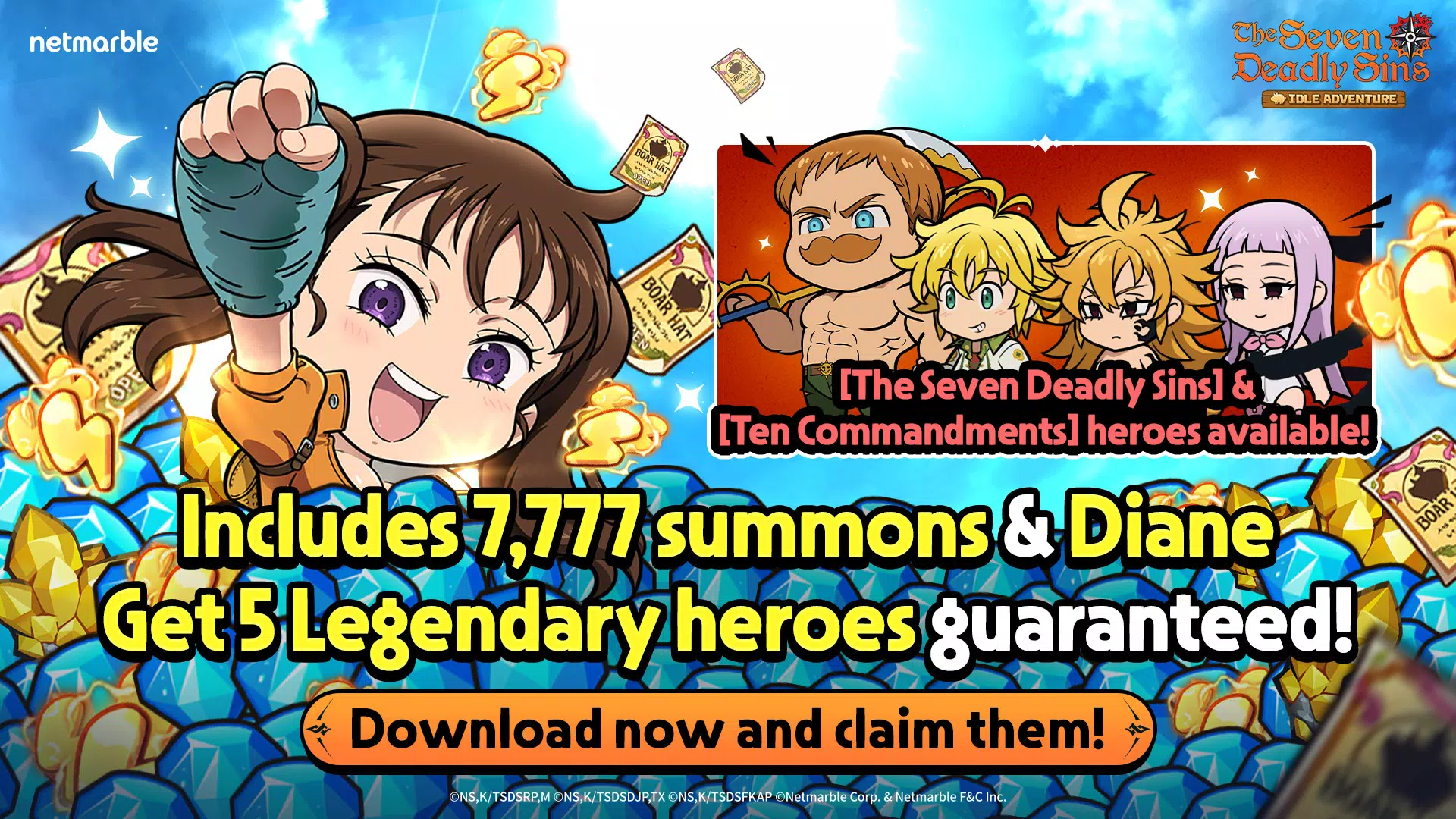 Schermata The Seven Deadly Sins: Idle 0