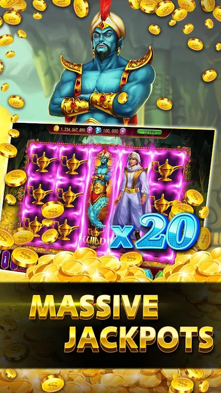 Manic Casino - Vegas Slots Party Schermafbeelding 1