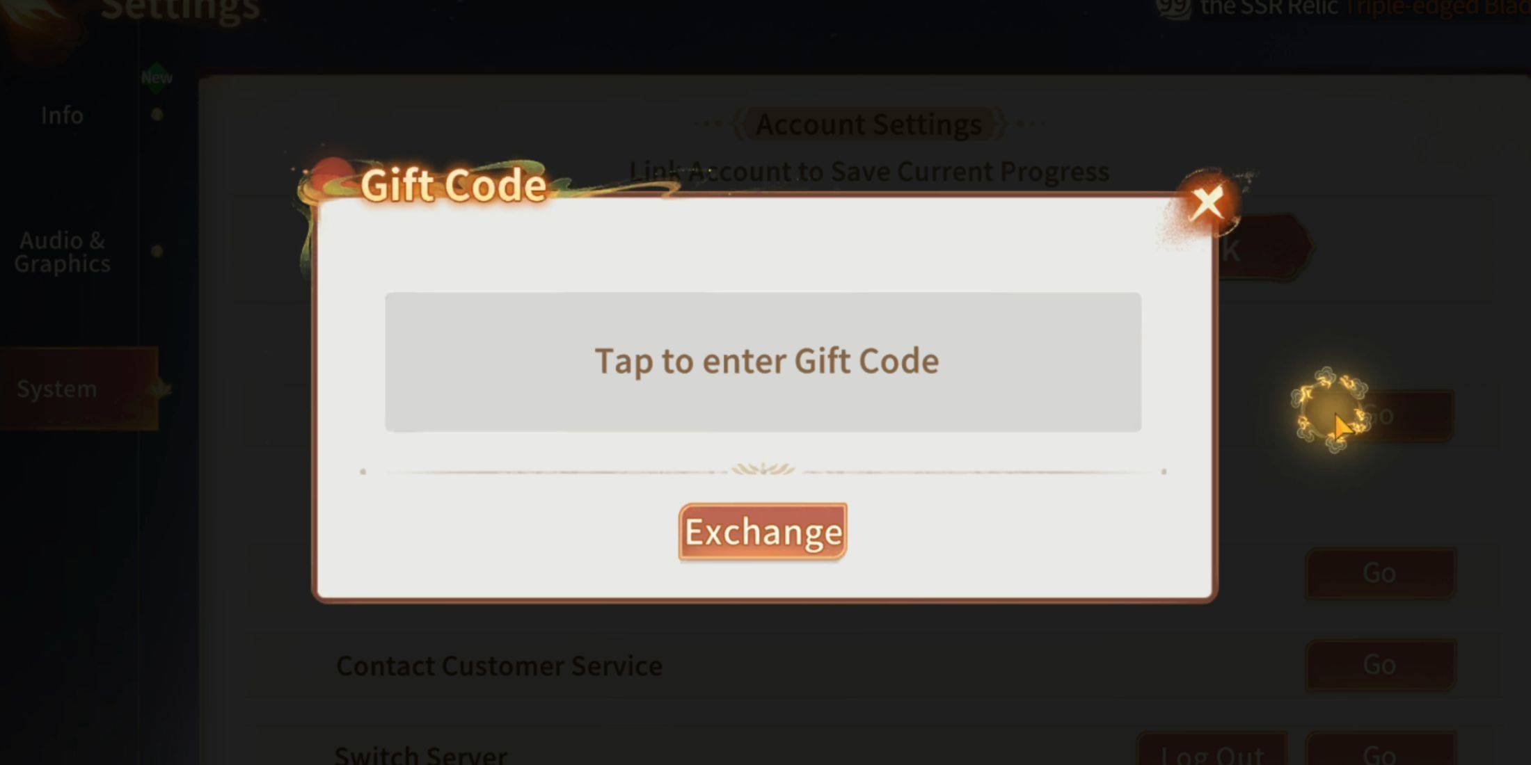 Image: Code Redemption Process