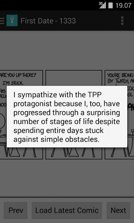 Schermata XKCD HoloYolo 2