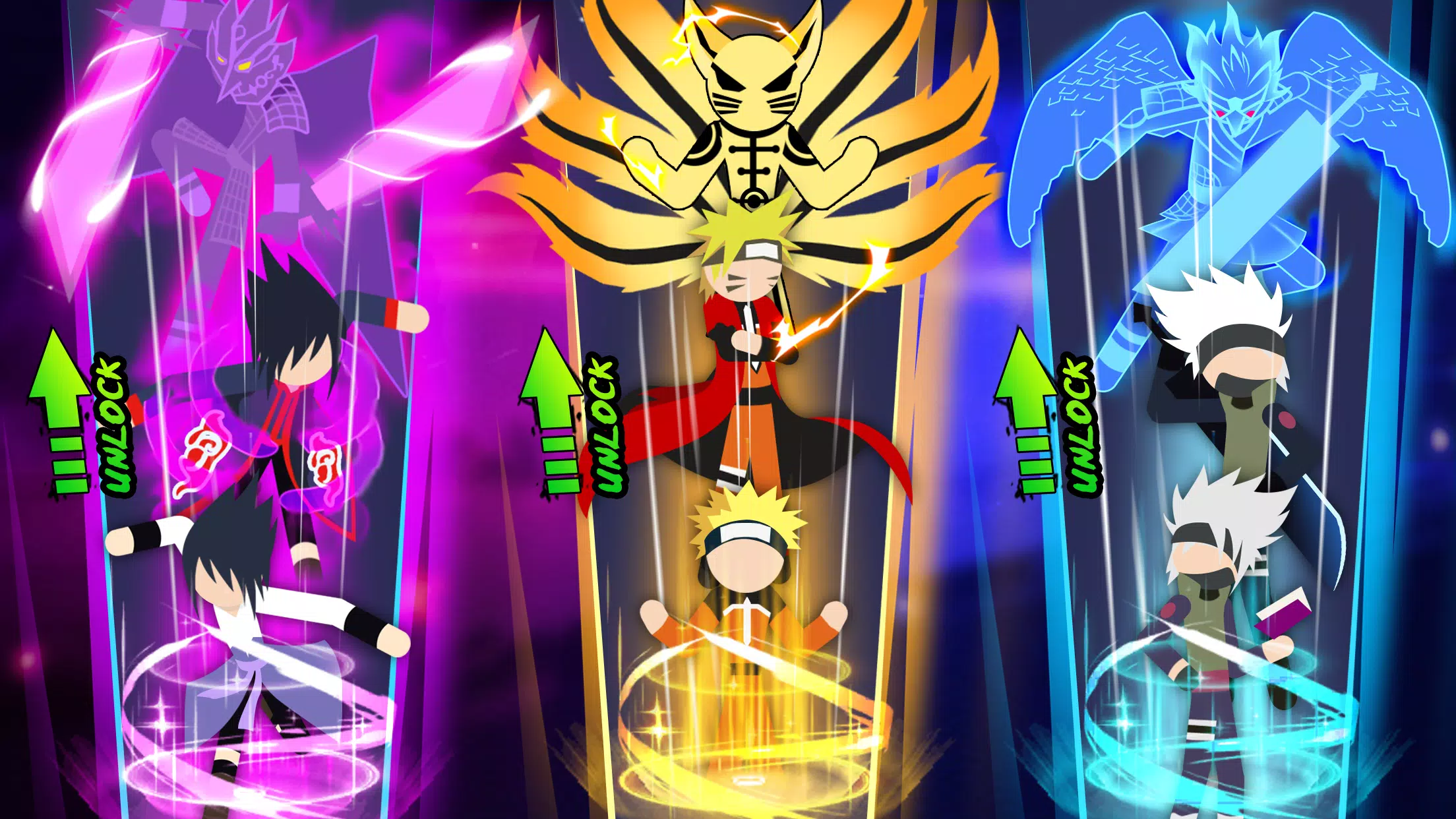 Stick Ninja - 3v3 Battle ဖန်သားပြင်ဓာတ်ပုံ 2