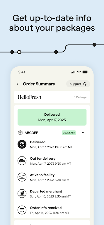 Veho - Manage your deliveries應用截圖第2張