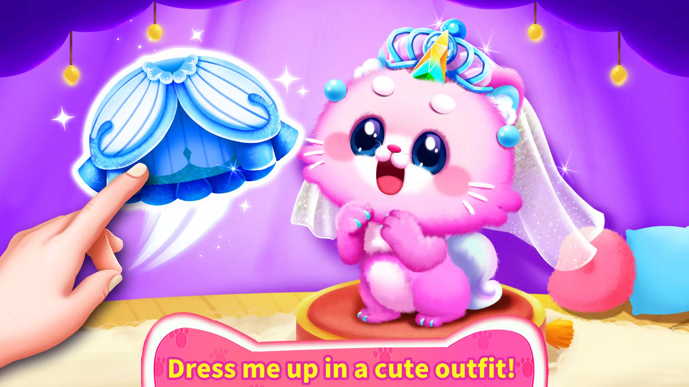 Little Panda's Cat Game Tangkapan skrin 2