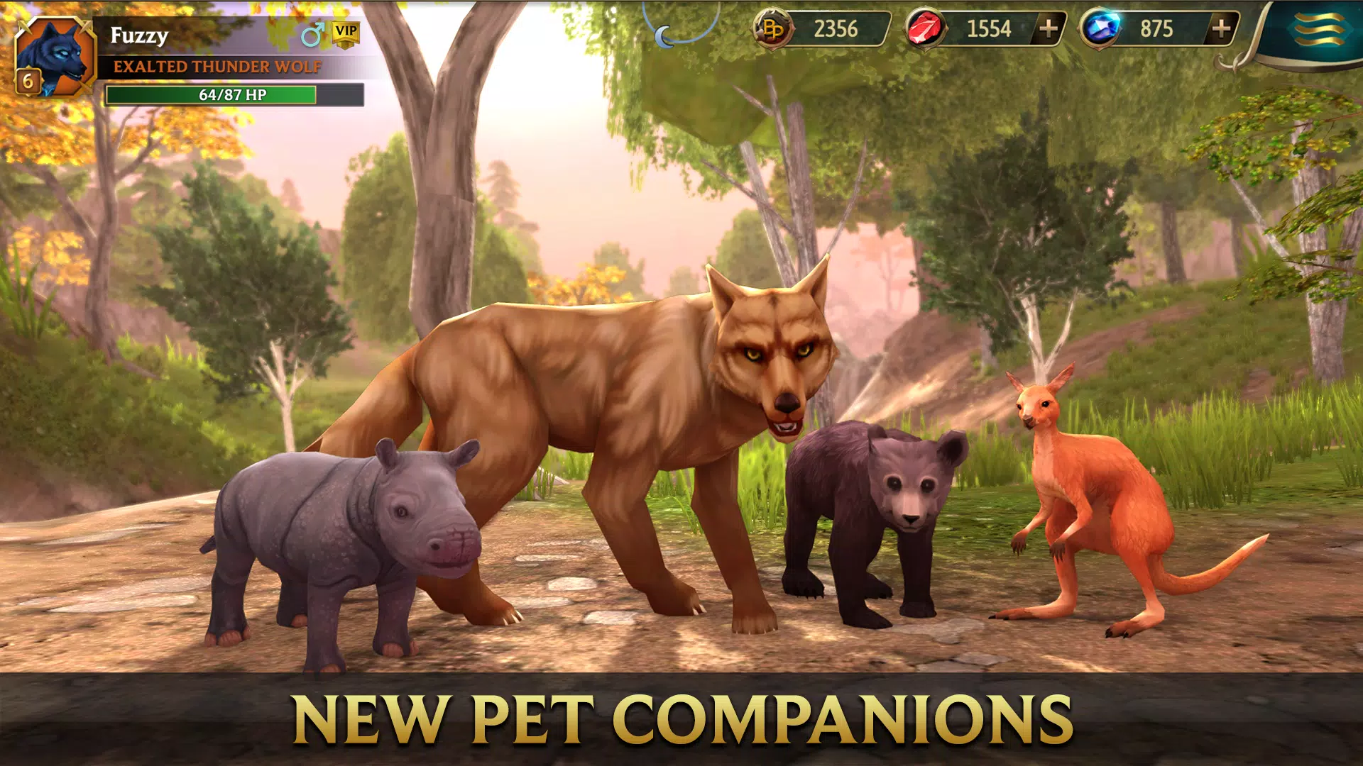 Wolf Tales - Wild Animal Sim Captura de pantalla 1