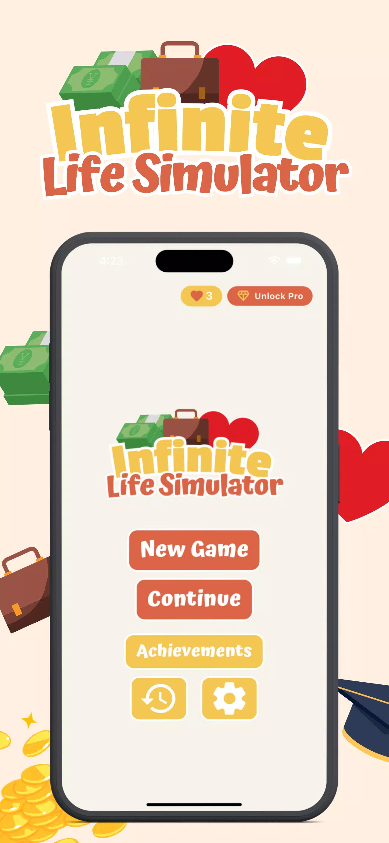 Infinite Life Simulation ภาพหน้าจอ 0