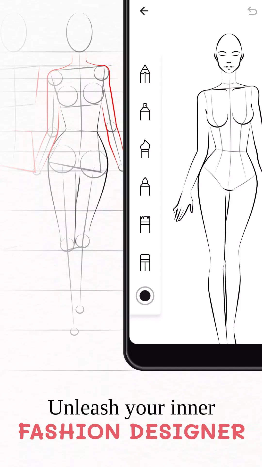Fashion Illustration ဖန်သားပြင်ဓာတ်ပုံ 1