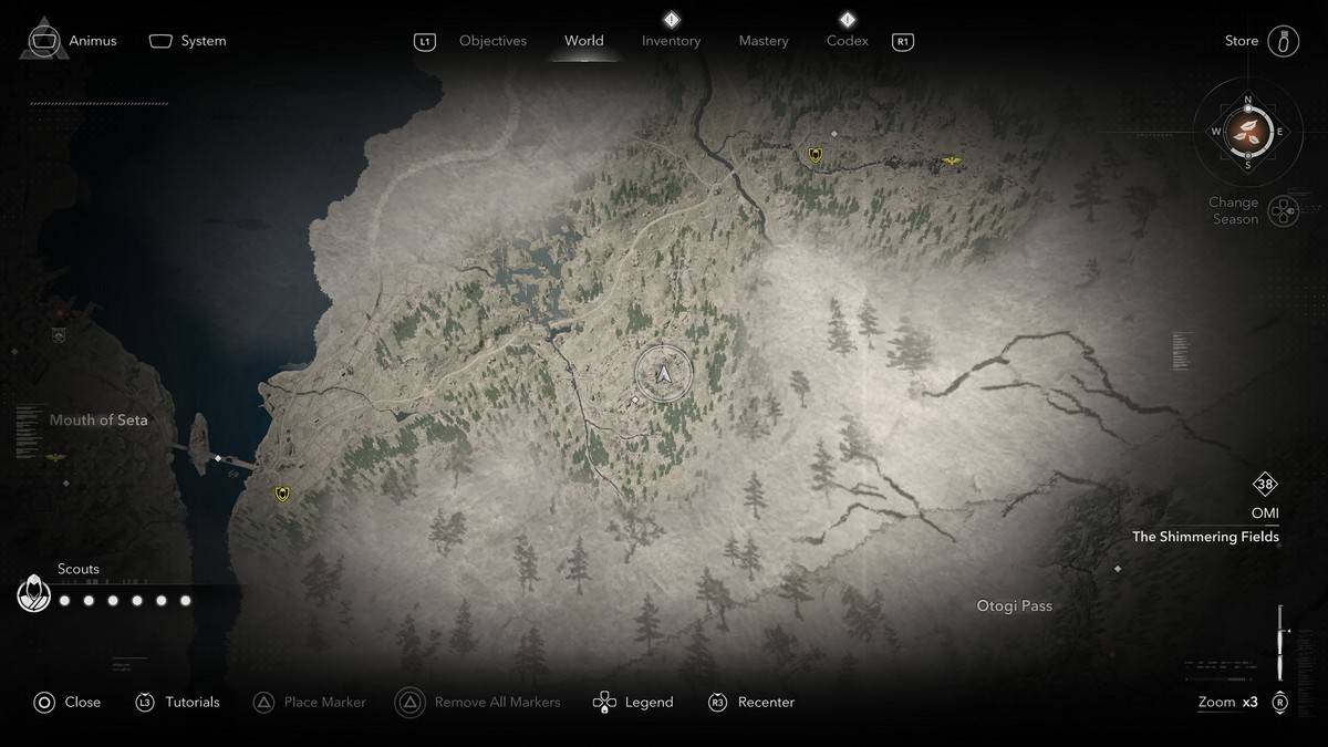 傳奇的sumi-e位置在刺客信條陰影中。