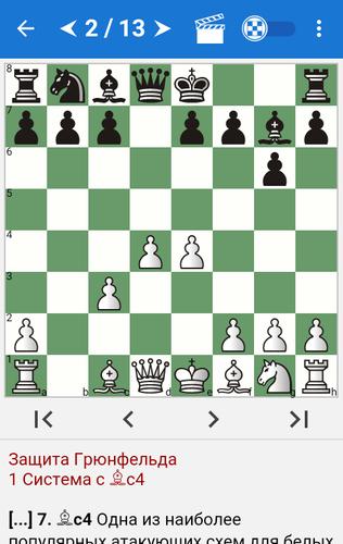 Chess Tactics in Grünfeld Def. Capture d'écran 1