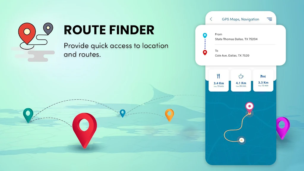 Schermata GPS, Maps & Driving Directions 0
