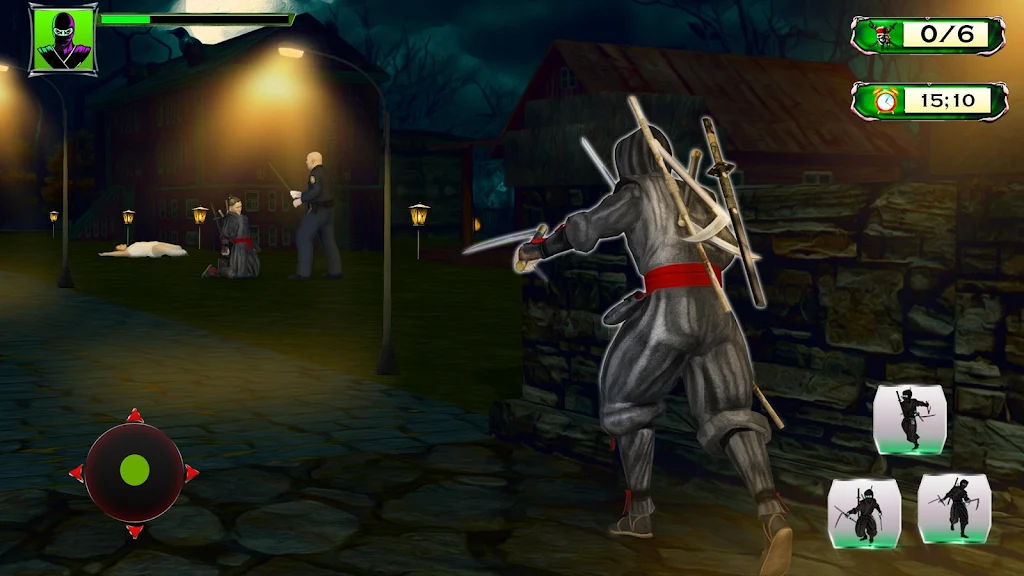 Ninja Hero Assassin Samurai Pirate Fight Shadow Captura de tela 2