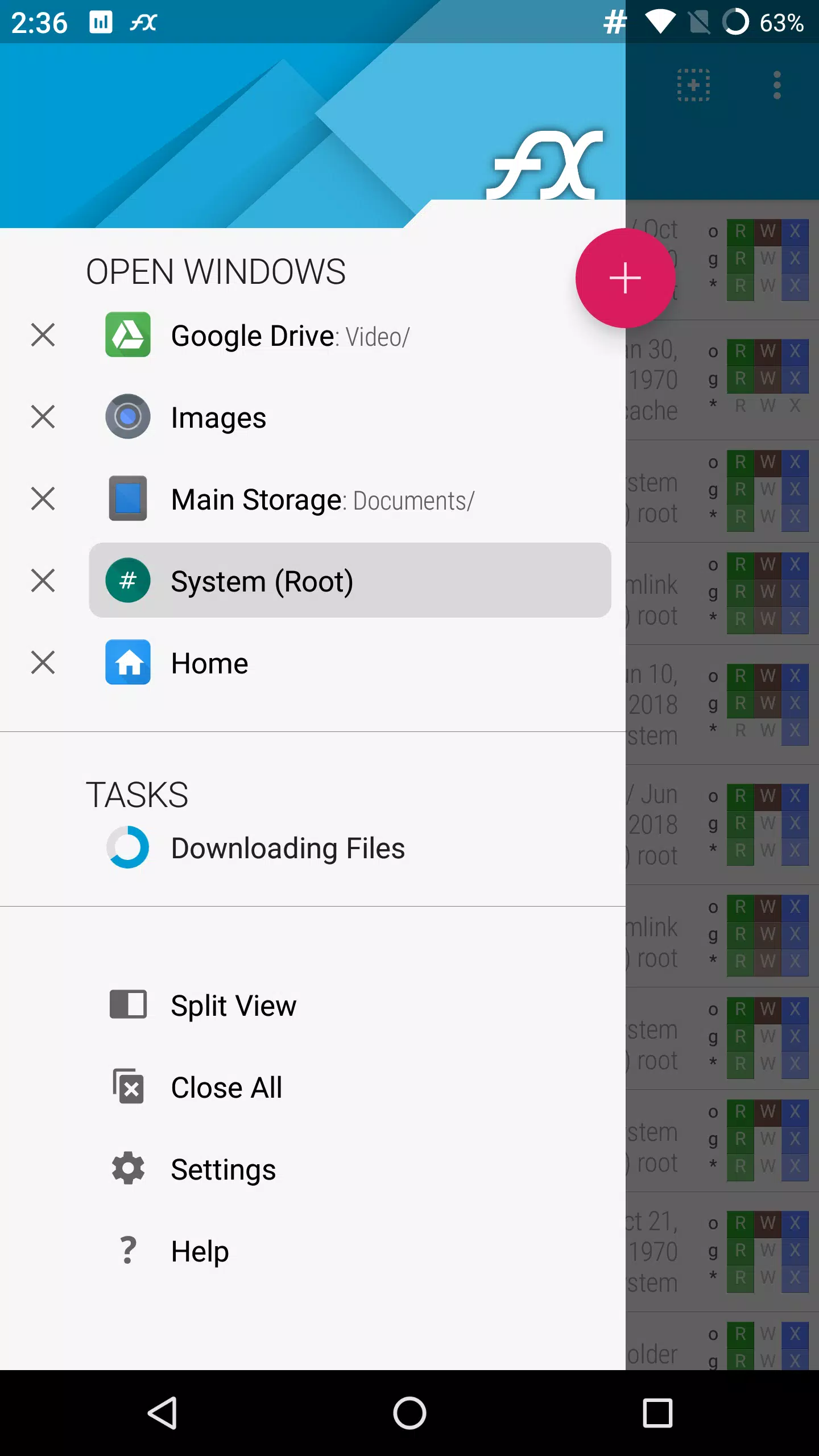 FX File Explorer スクリーンショット 2