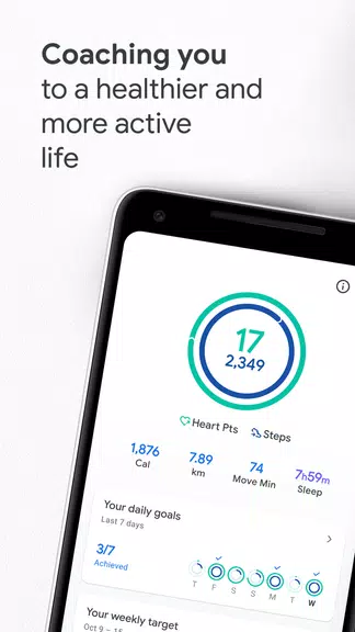 Google Fit: Reg. de actividad Captura de pantalla 0