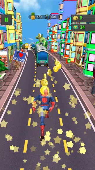Spider Run Avenger Screenshot 1