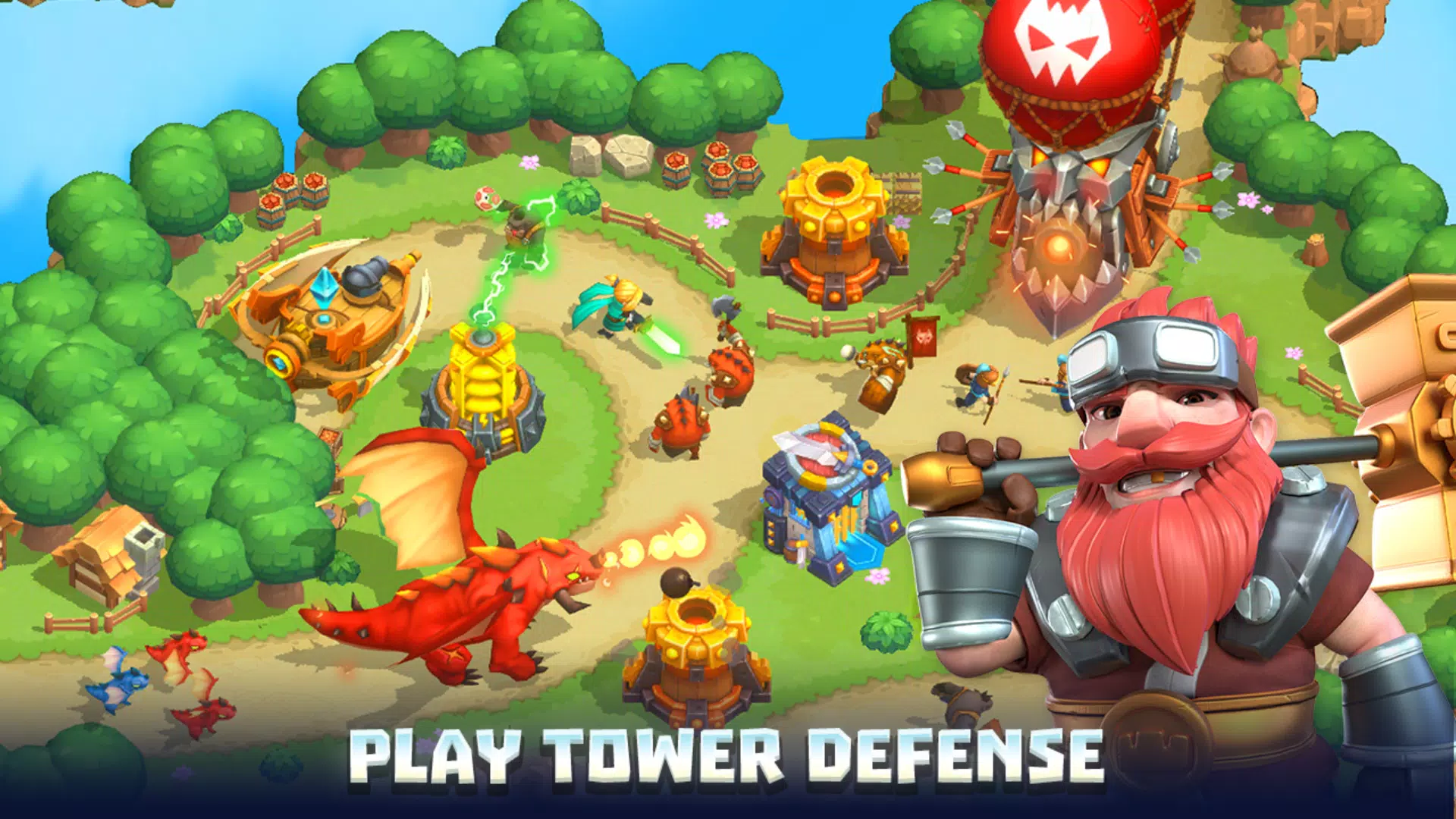 Wild Sky: Tower Defense TD應用截圖第1張