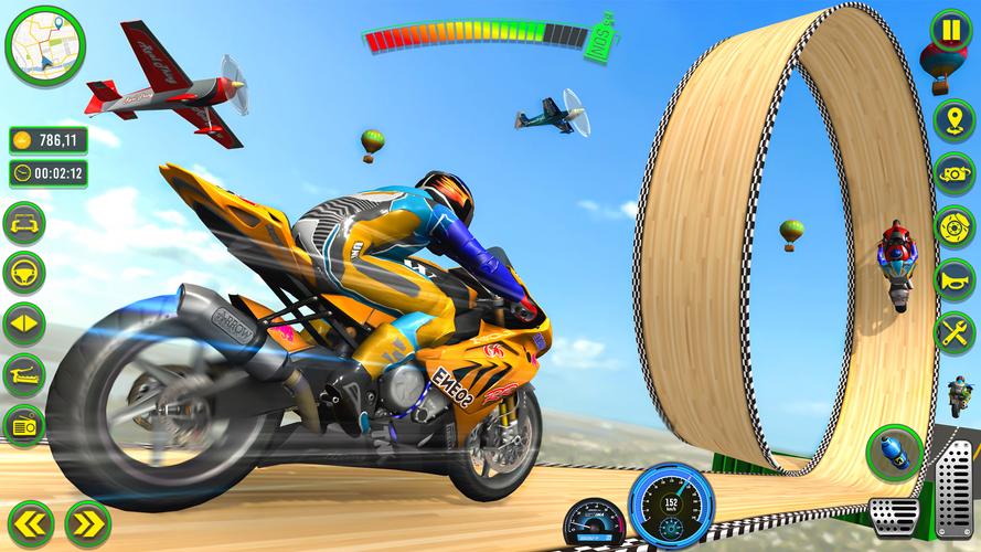 Mega Ramp Stunts Bike Games 3d應用截圖第3張