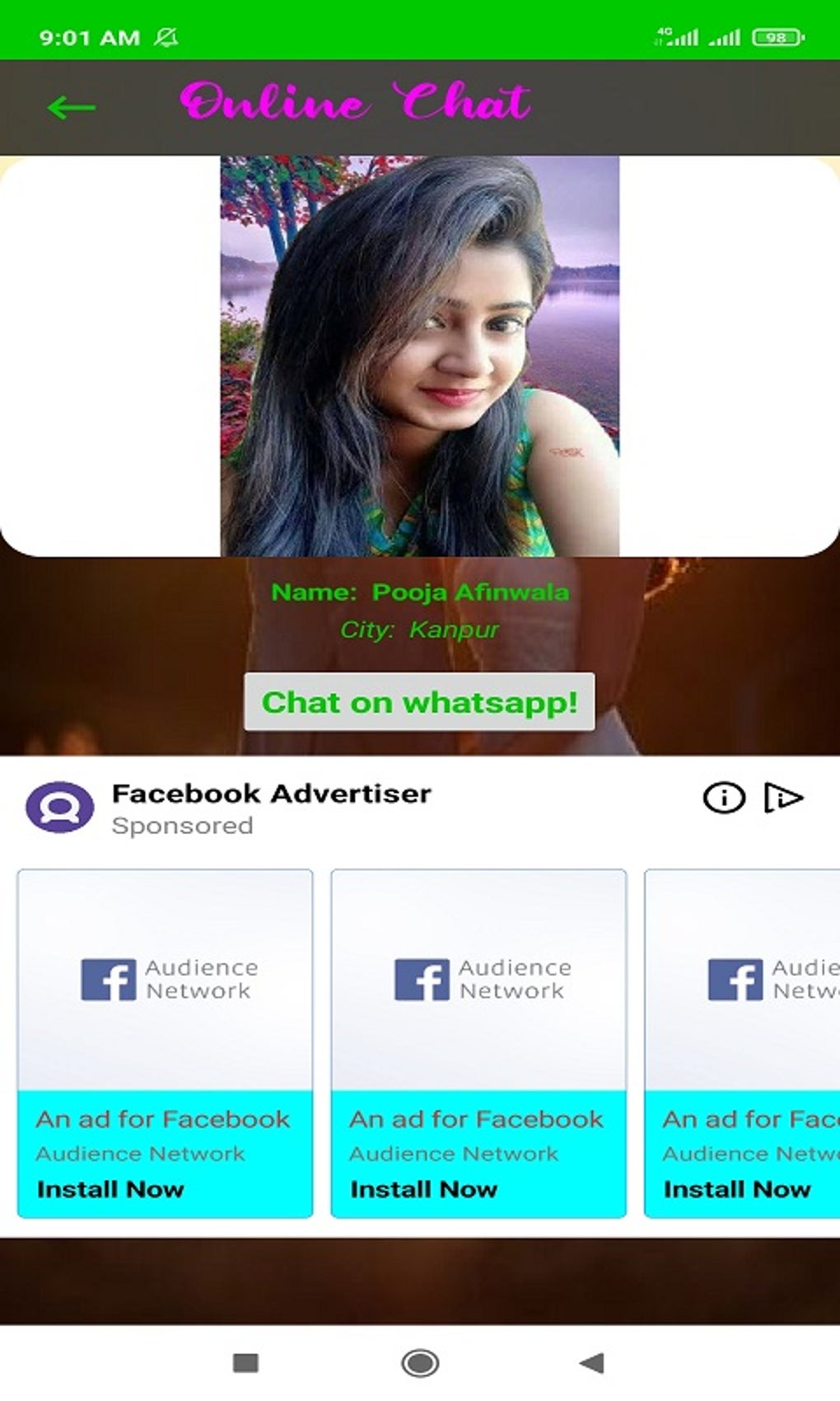 Girls Mobile Number For Video স্ক্রিনশট 0