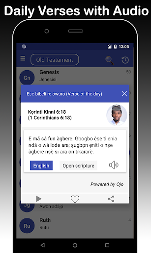 Yoruba & English Bible - With Full Offline Audio应用截图第1张