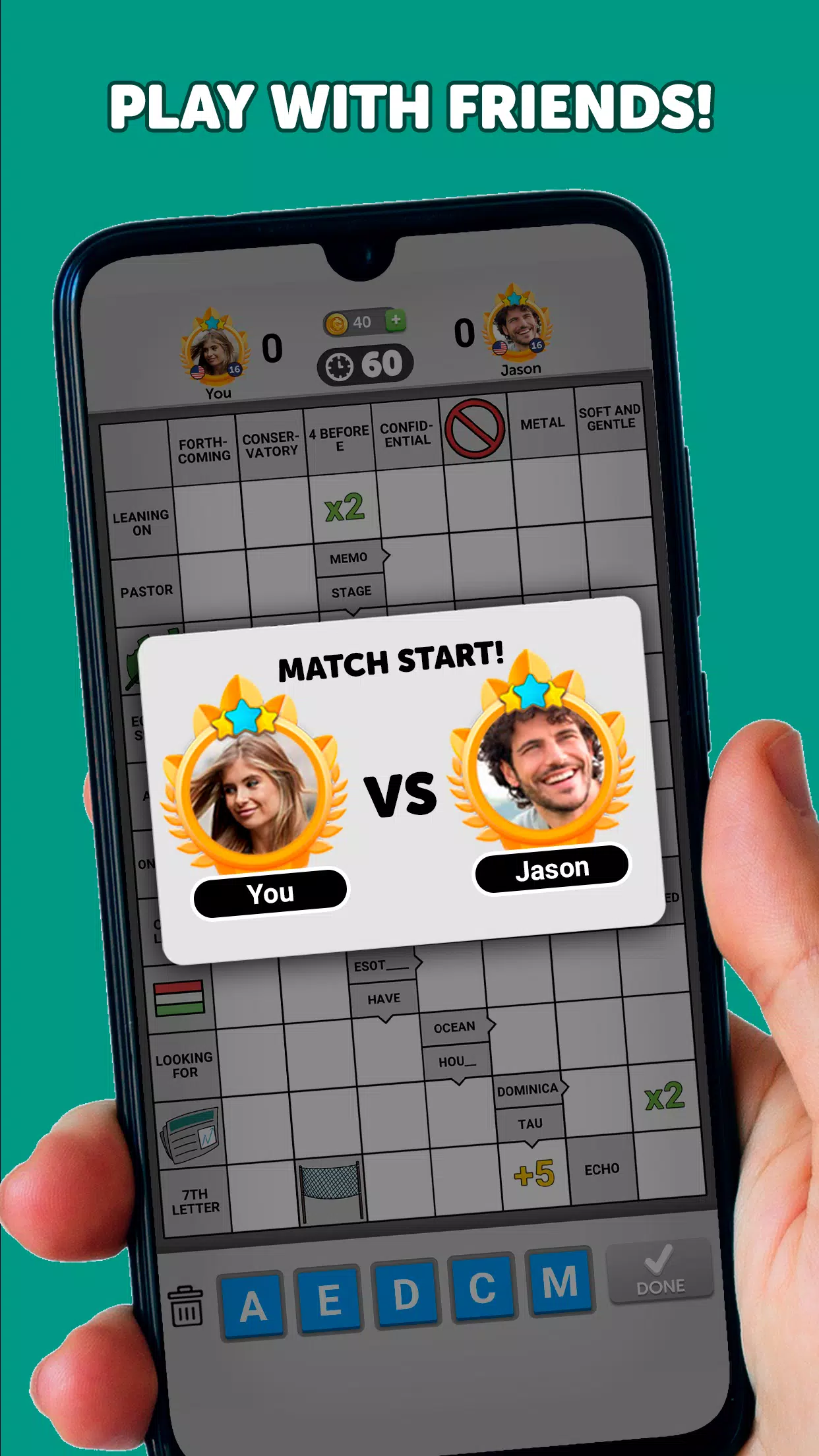 Wordgrams - Crossword & Puzzle Captura de pantalla 3