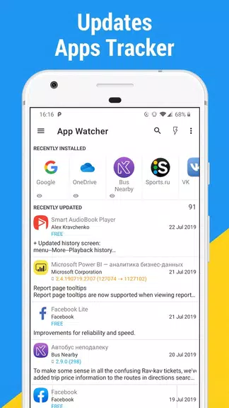 App Watcher: Check Update Ảnh chụp màn hình 0