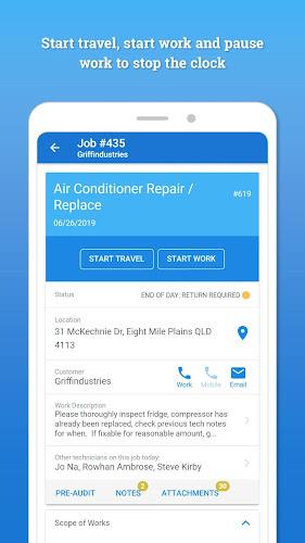 Simpro Mobile Screenshot 1