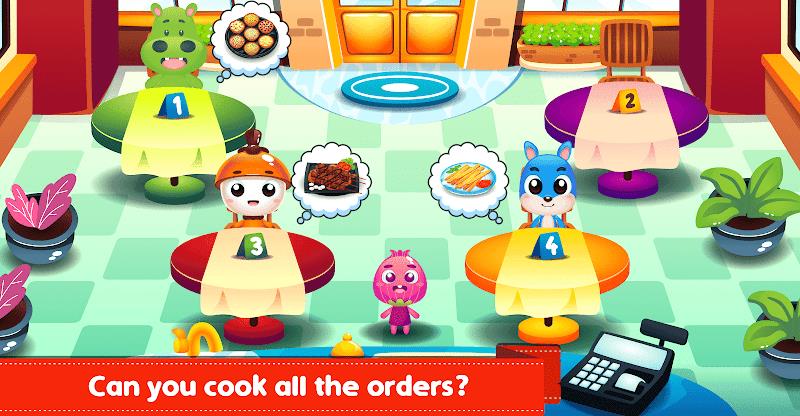Marbel Restaurant - Kids Games Captura de pantalla 1