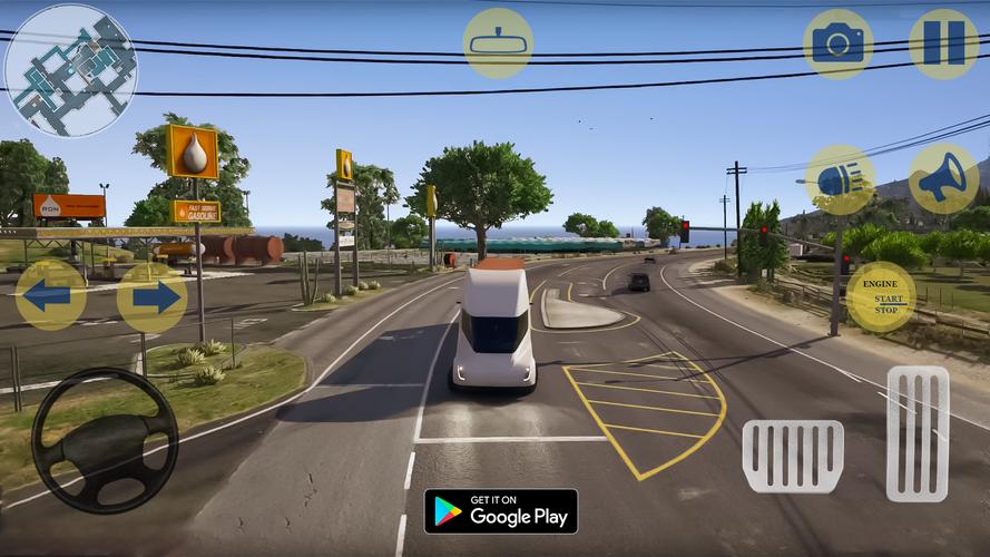 US Cargo Truck Games 3D Скриншот 0