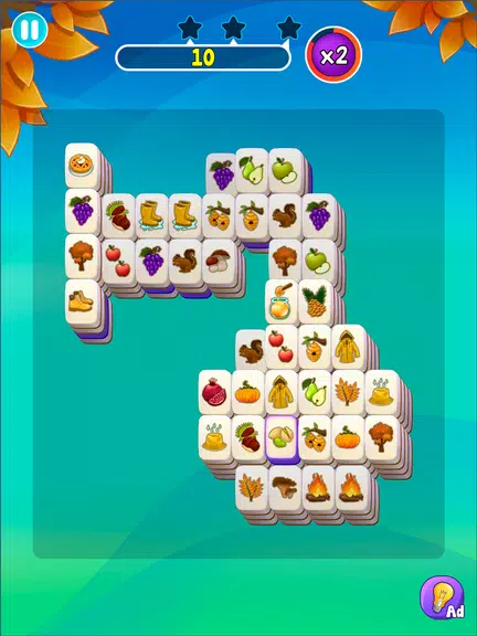 Mahjong Seasons - Solitaire Captura de tela 2