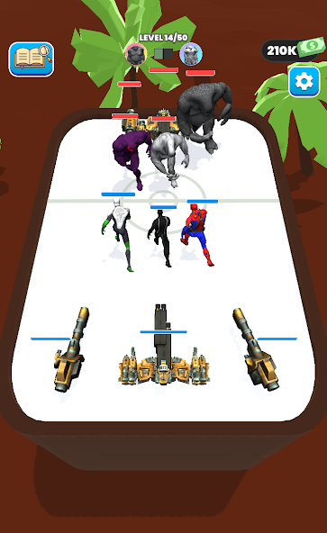 Merge Master Superhero Battle Mod Captura de tela 2