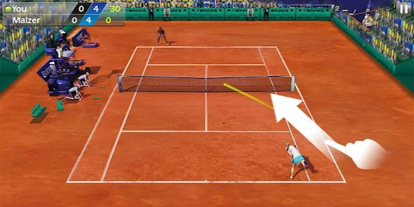 3D Tennis Captura de tela 2