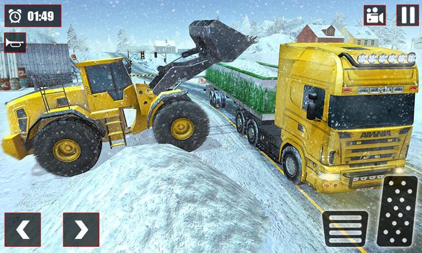 Offroad Snow Trailer Truck Dri Capture d'écran 3