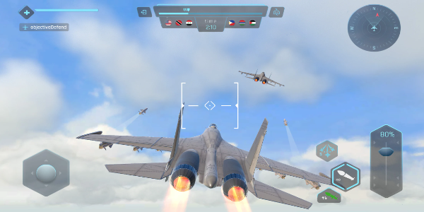 Sky Warriors: Airplane Games Tangkapan skrin 0